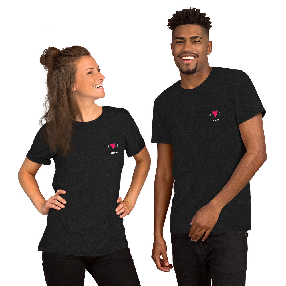 "I Love You" Unisex t-shirt