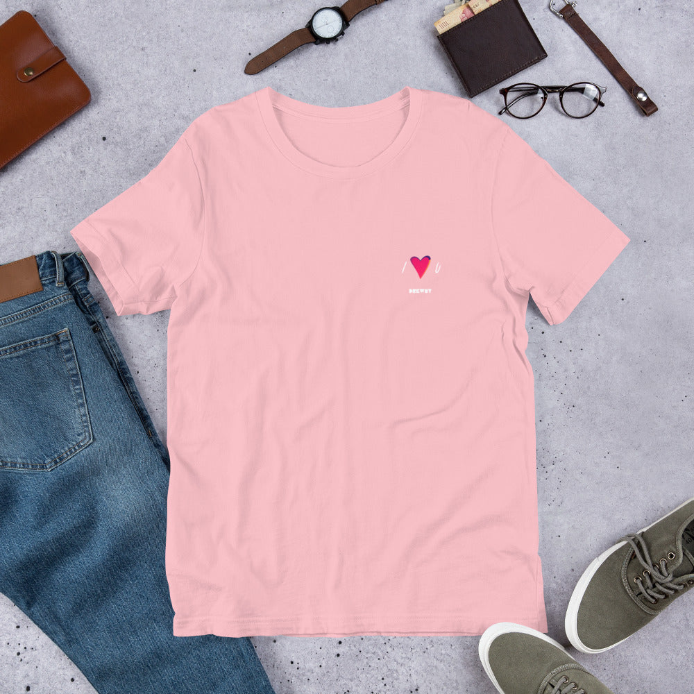 "I Love You" Unisex t-shirt