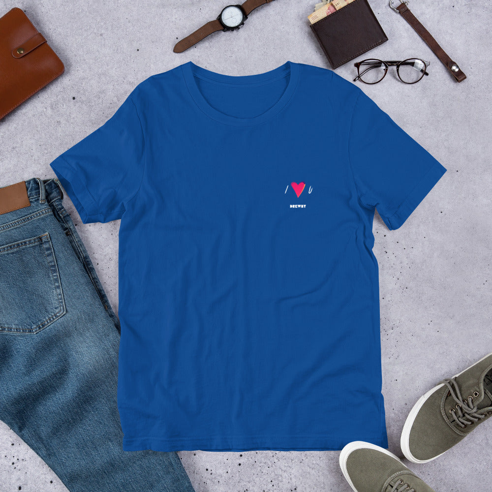 "I Love You" Unisex t-shirt